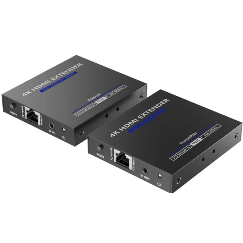PremiumCord HDMI 2.0 extender Ultra HD 4kx2k@60Hz na 70 m cez Cat6/ Cat6A…