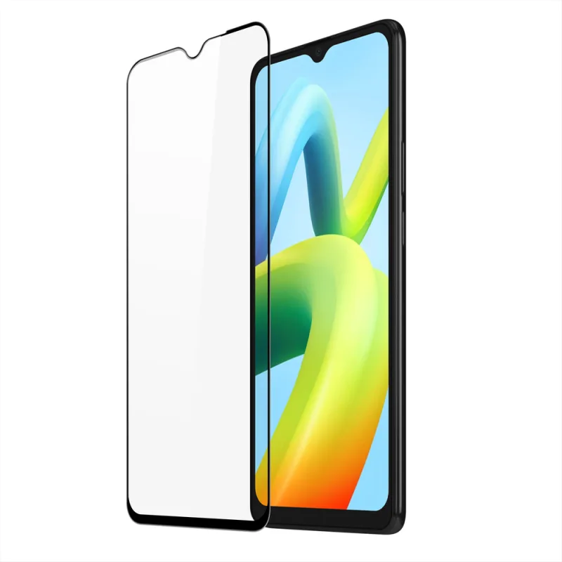 Ochranné tvrdené sklo Dux Ducis 9D pre Xiaomi Redmi A2 / Redmi A1 9H s čiernym rámom