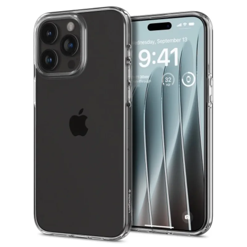 Spigen kryt Crystal Flex pro iPhone 15 Pro - Crystal Clear