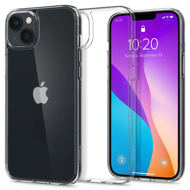 Hybridné puzdro Spigen Airskin pre iPhone 14 Plus – priehľadné