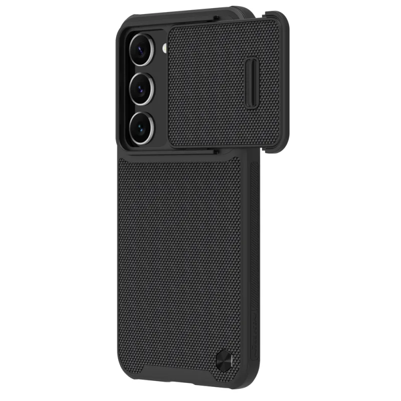 Pancierový kryt Nillkin Textured S Case pre Samsung Galaxy S23+ s krytom fotoaparátu čierny