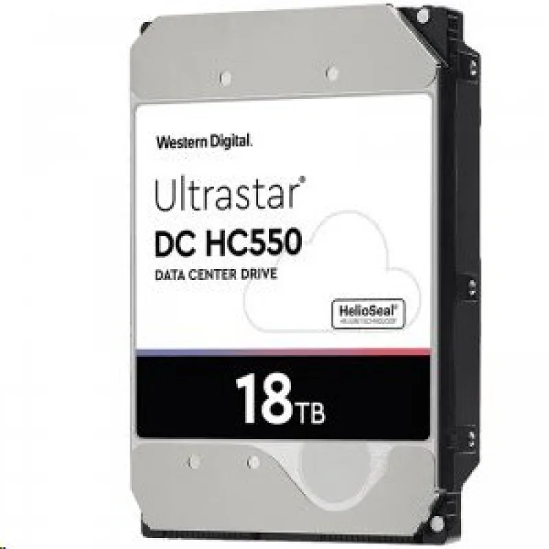Western Digital Ultrastar DC HC550 3,5" HDD 18TB 7200rpm SATA 6Gb/s 512MB…