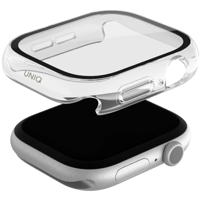 Puzdro Uniq Nautic pre Apple Watch 46 mm – priehľadné