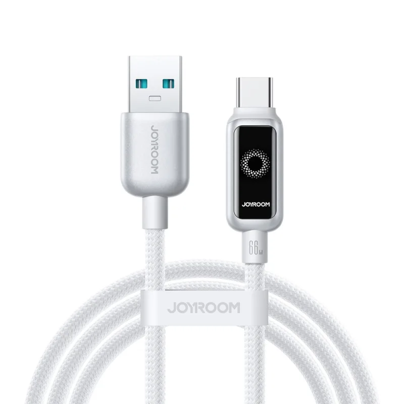 Kábel Joyroom S-A55 StarFlight 66 W USB-A – USB-C 1,2 m – biely