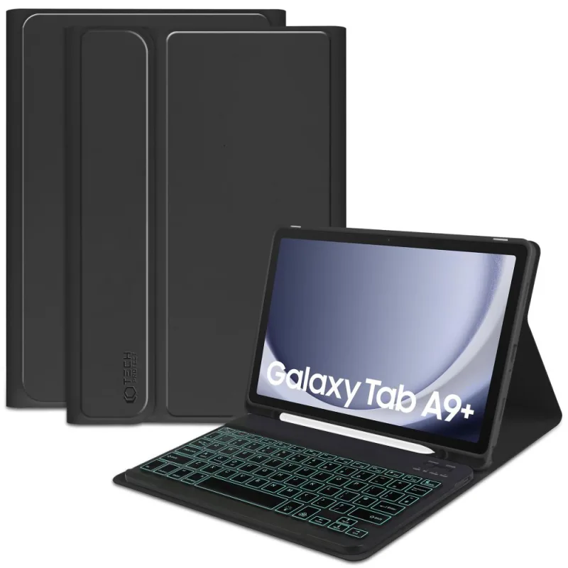 Puzdro Tech-Protect SC Pen + klávesnica s klávesnicou pre Samsung Galaxy Tab A9+ 11" X210 / X215 / X216 - čierne