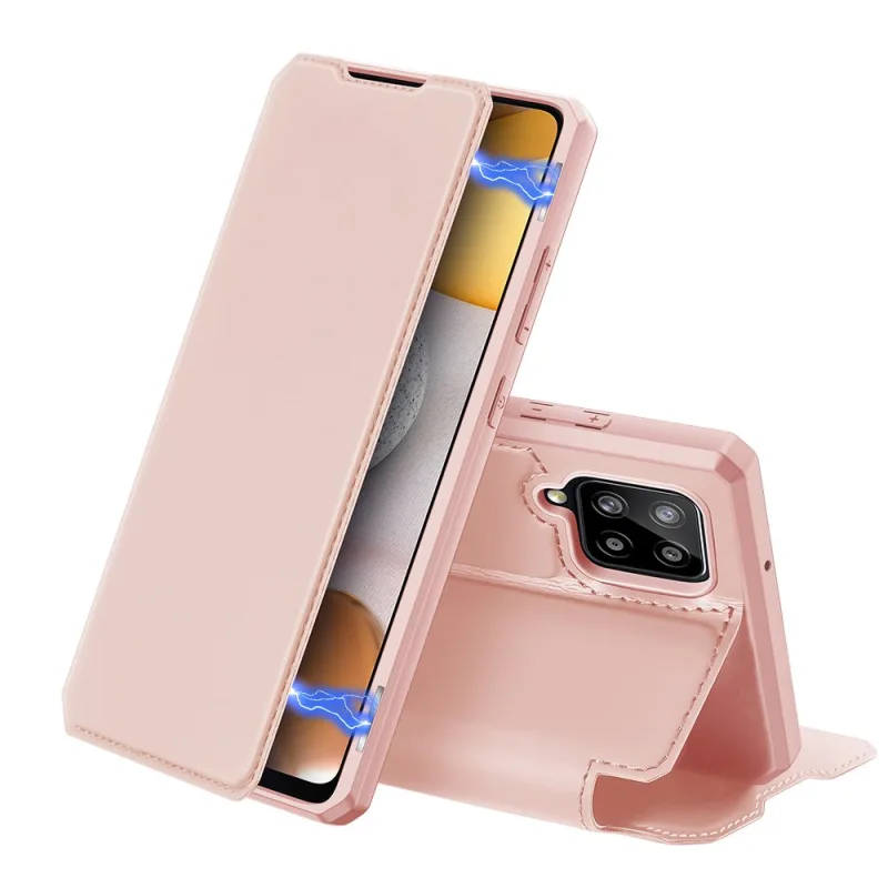 Puzdro typu DUX DUCIS Skin X Bookcase pre Samsung Galaxy A42 5G ružové