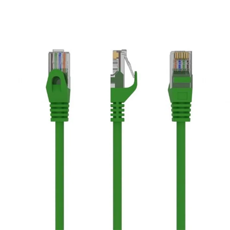 Gembird patch kábel Cat6 UTP, 1,5 m, zelený PP6U-1.5M/G