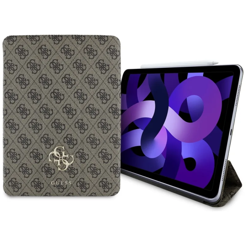 Guess GUFC11RM24PS4SGW iPad Air 11" 2024 hnedé/hnedé magnetické 4G veľké logo