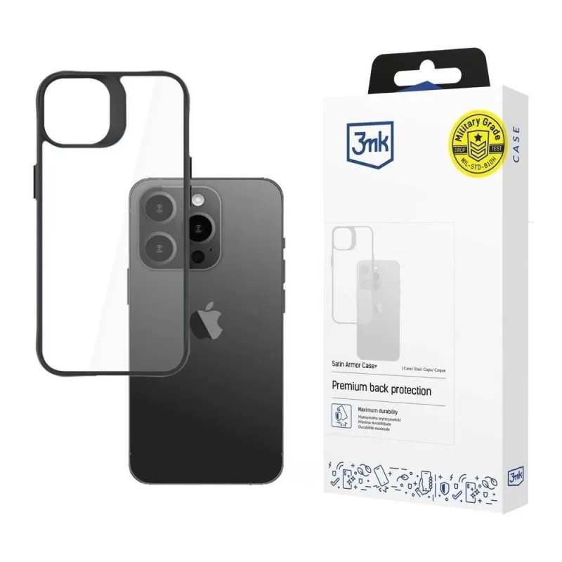 3mk ochranný kryt Satin Armor Case+ pro Apple iPhone 15 Pro Max…