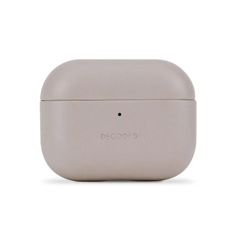 Decoded puzdro Leather AirCase pre Apple Airpods Pro 3 - Clay D26APP3C2CY