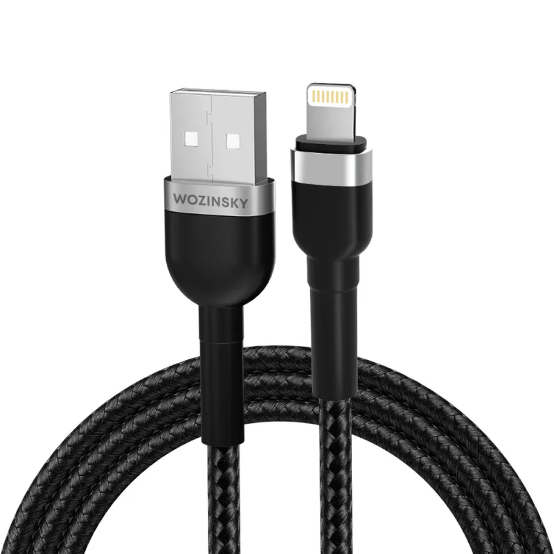 Wozinsky WNBAL2 USB-A / Lightning 2,4A kábel 2 m - čierny
