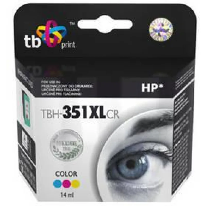 Ink. kazeta TB komp.s HP 351XL Color ref., CB338EE TBH-351XLCR