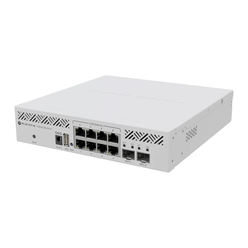 MIKROTIK RouterBOARD Cloud Router Switch CRS310-8G+2S+IN + L5…