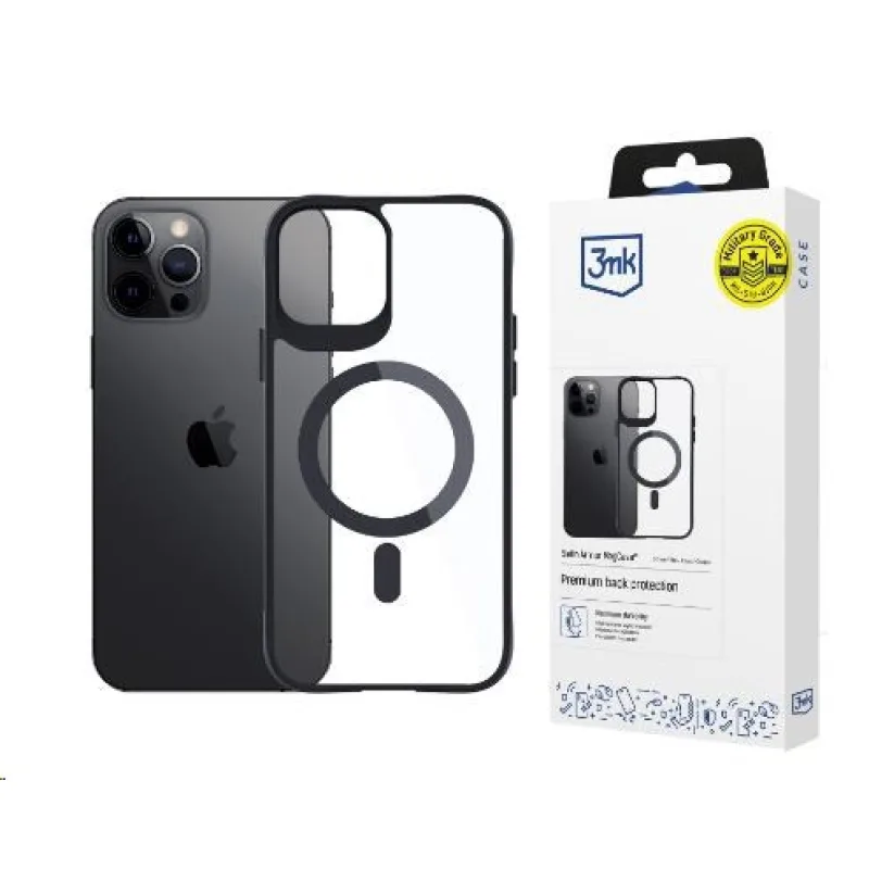 3mk ochranný kryt Satin Armor MagCase pro iPhone 12 Pro Max 5903108563741