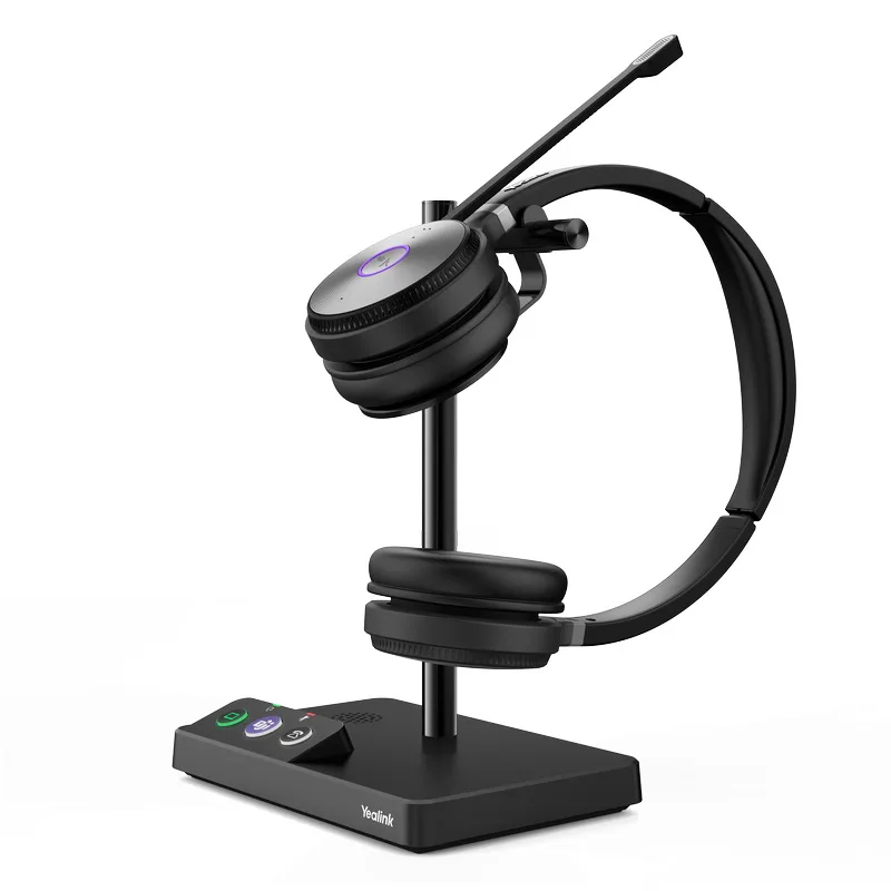 Yealink WH62 Dual DECT základňa s náhlavnou súpravou na obe uši pre Teams…