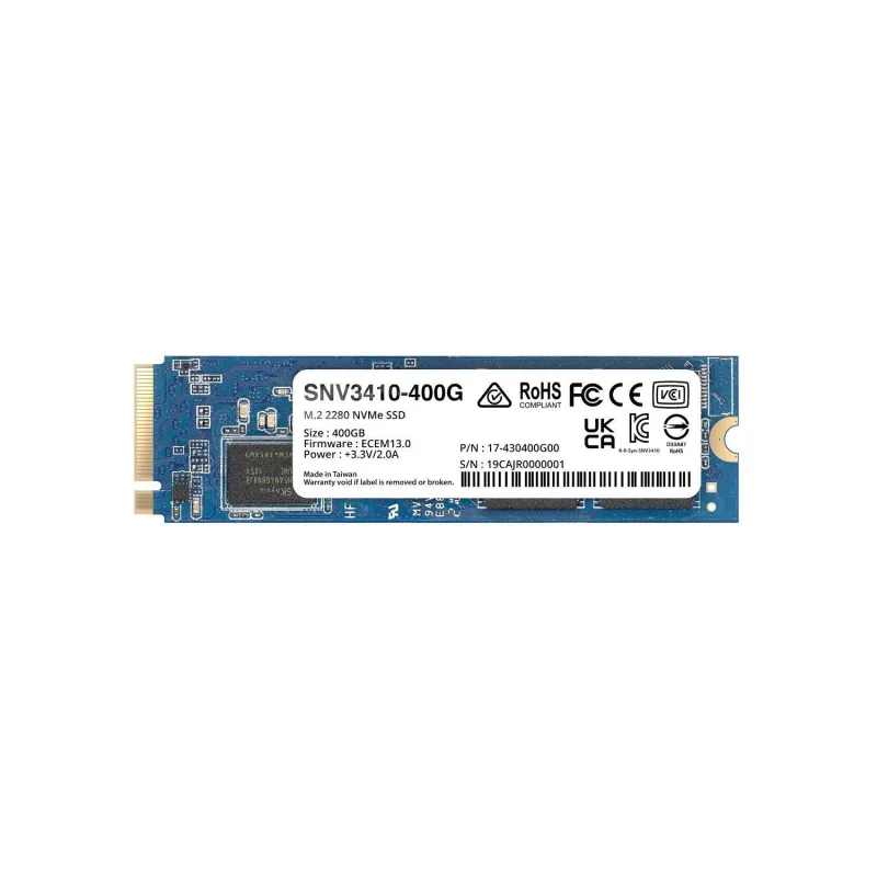 Synology SNV3410-400G SSD M.2 NVMe 400 GB SNV3410-400G