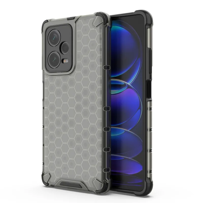 Voštinové puzdro pre Xiaomi Redmi Note 12 Pro+ pancierový hybridný kryt čierny