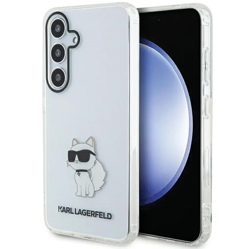 Karl Lagerfeld KLHCS24MHNCHTCT S24+ S926 priehľadné pevné puzdro IML Choupette
