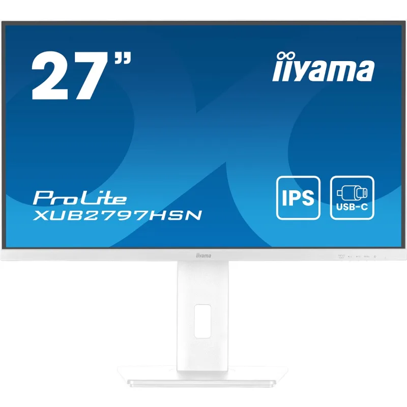 iiyama ProLite/ XUB2797HSN-W2/ 27"/ IPS/ FHD/ 100Hz/ 1ms/ White/ 3R…