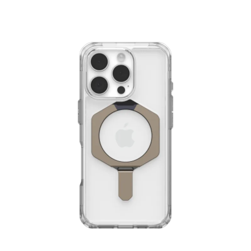 Puzdro UAG Plyo XTE Magsafe pre iPhone 16 Pro - priehľadné titánové