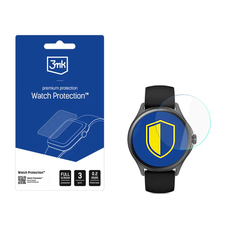 Ochranná fólia 3mk Watch ARC Smartwatch pre hodinky Niceboy Watch Pixel 2