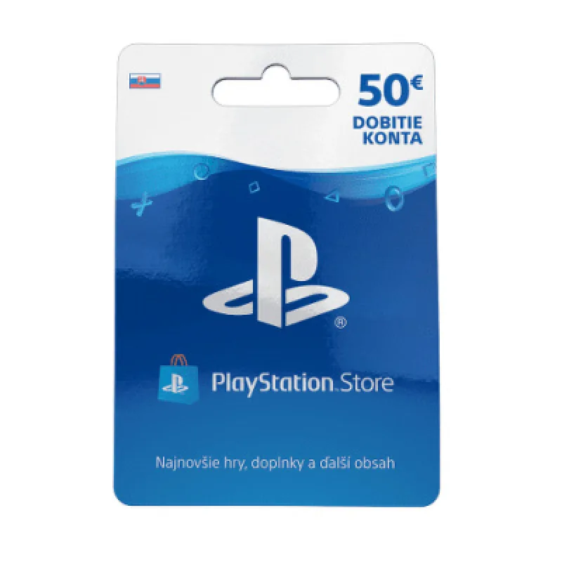 PlayStation Live Cards 50 EUR Hang pre SK PS Store PS719463290