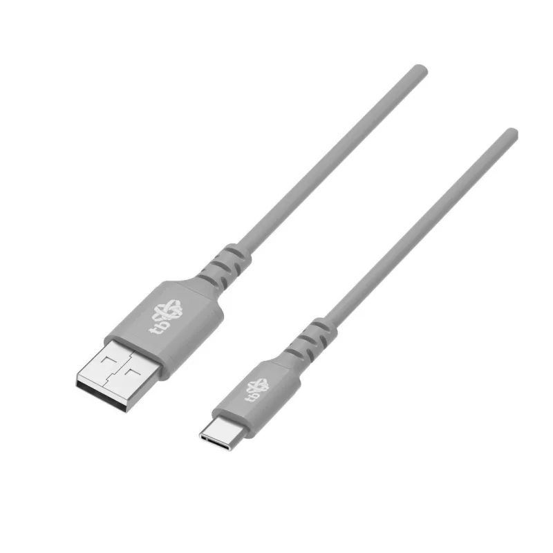 Kábel TB USB-C 2m, sivý AKTBXKUCMISI20G