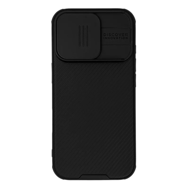 Puzdro Nillkin CamShield Pro pre iPhone 16 Pro s krytom fotoaparátu - čierne
