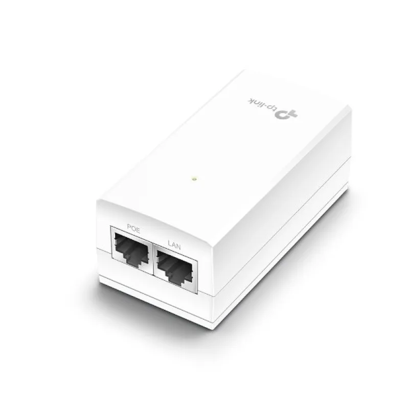 Omada 24V Passive PoE Injector Adapter PORT: 1× Gigabit PoE Port, 1×…