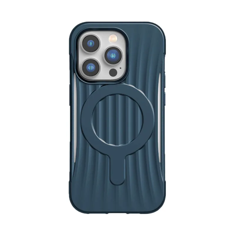 Spojkové puzdro Raptic X-Doria na iPhone 14 Pro so zadným krytom MagSafe modré