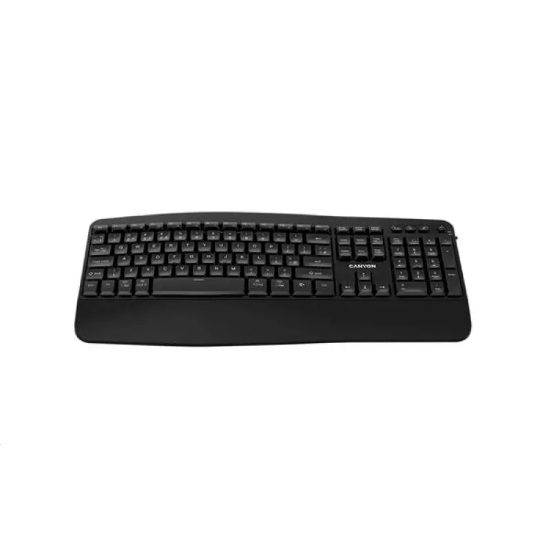 Canyon HKB-W6, 2v1 bezdrôtová 2.4GHz/BT klávesnica, ergonomická…