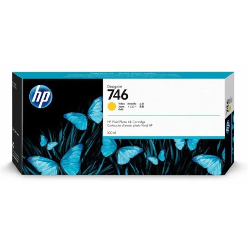 Atramentová náplň HP 746 - žltá P2V79A