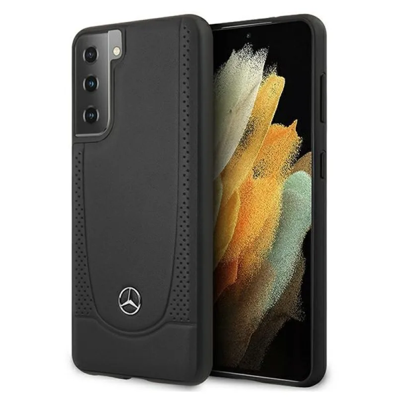 Puzdro Mercedes Urban Line pre Samsung Galaxy S21+ – čierne