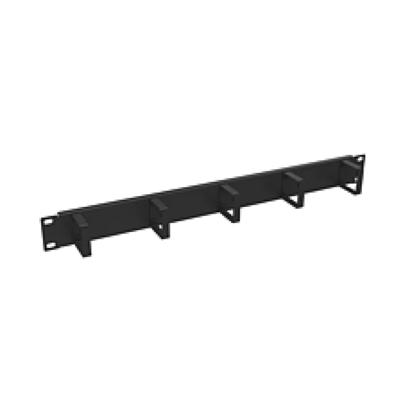 Vyväzovací panel 19" 1U BK oceľový VP-01 VP-1-1-00-B 80191071