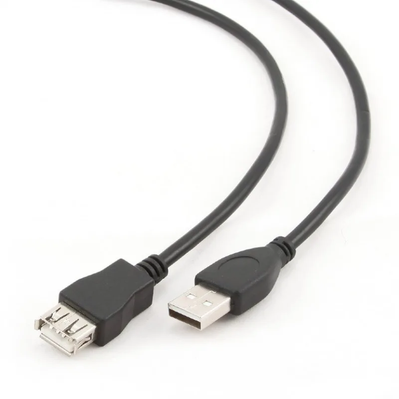 Kábel CABLEXPERT USB A-A 3m 2.0 predlžovací HQ Black, pozlátené kontakty…