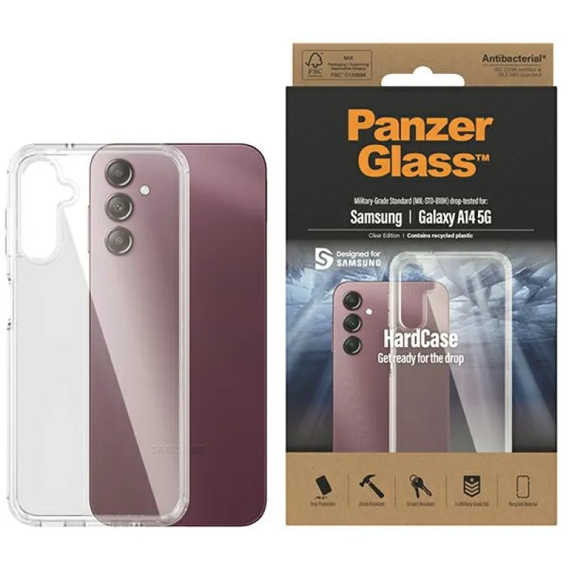 Puzdro PanzerGlass ClearCase pre Samsung Galaxy A14 5G - priehľadné