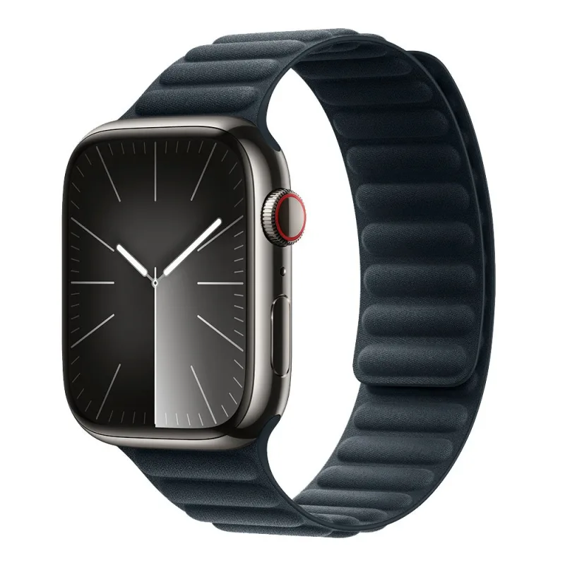 Devia remienok Deluxe Magnetic Fiber Watch Band 44/45/46mm - Evergreen…