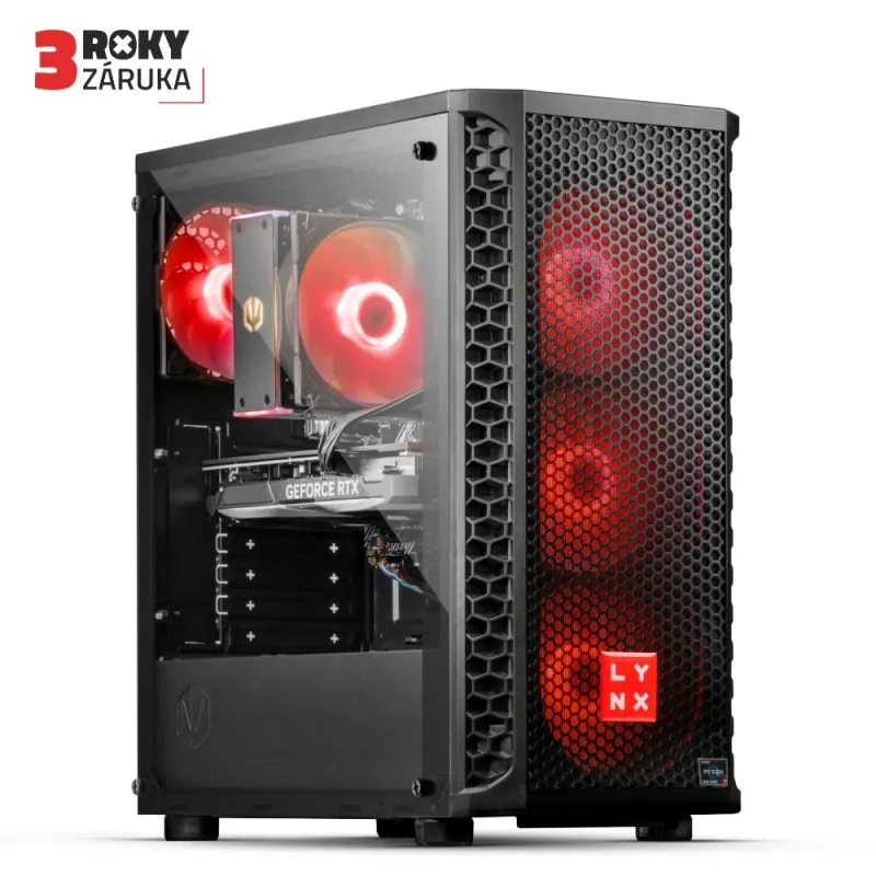 LYNX Challenger Ryzen 5 5600X 32GB 1T SSD NVMe RTX 5070 12G W11 Home…