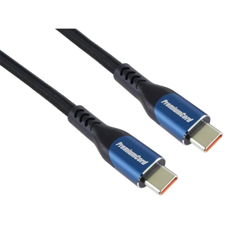 PremiumCord USB-C kabel ( USB 3.2 GEN 2x2, 5A, 100W, 20Gbit/ s ) 1, 5m…