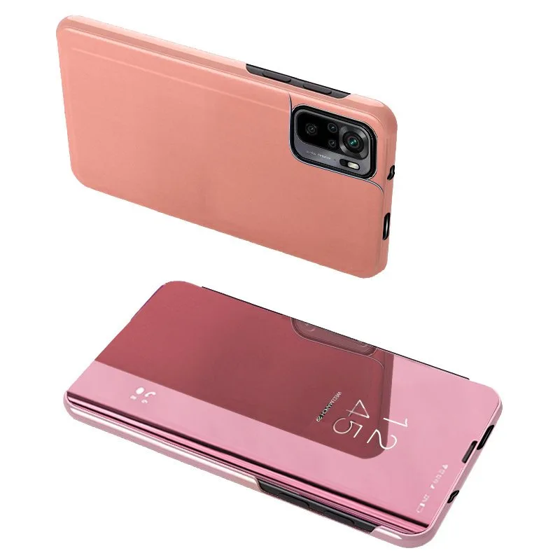 Flipové puzdro Clear View Case Xiaomi Redmi Note 11 Pro+ 5G (Čína) / 11 Pro 5G (Čína) / Mi11i HyperCharge / Poco X4 NFC 5G ružové
