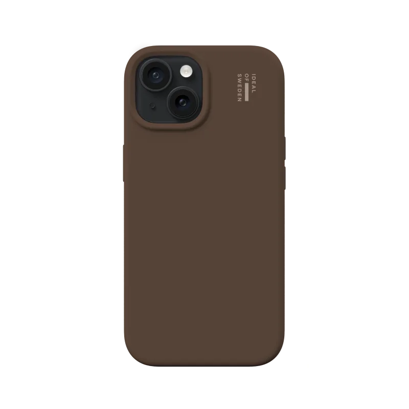 iDeal Silicone Case MagSafe iPhone 13/14/15/16e Mocha Mousse