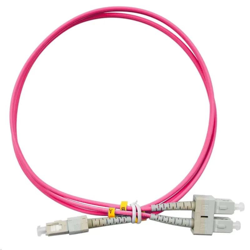 Duplexní patch kabel MM 50/ 125, OM4, SC-SC, LS0H, 2m DPX-50-SC/SC…