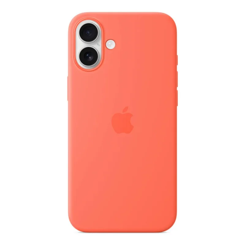 iPhone 16 Plus Silicone Case with MS - Tangerine MDGT4ZM/A