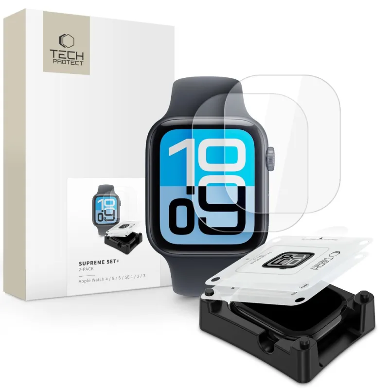 Tech-Protect Supreme Set+ 2-Pack hydrogélová fólia pre Apple Watch 40 mm