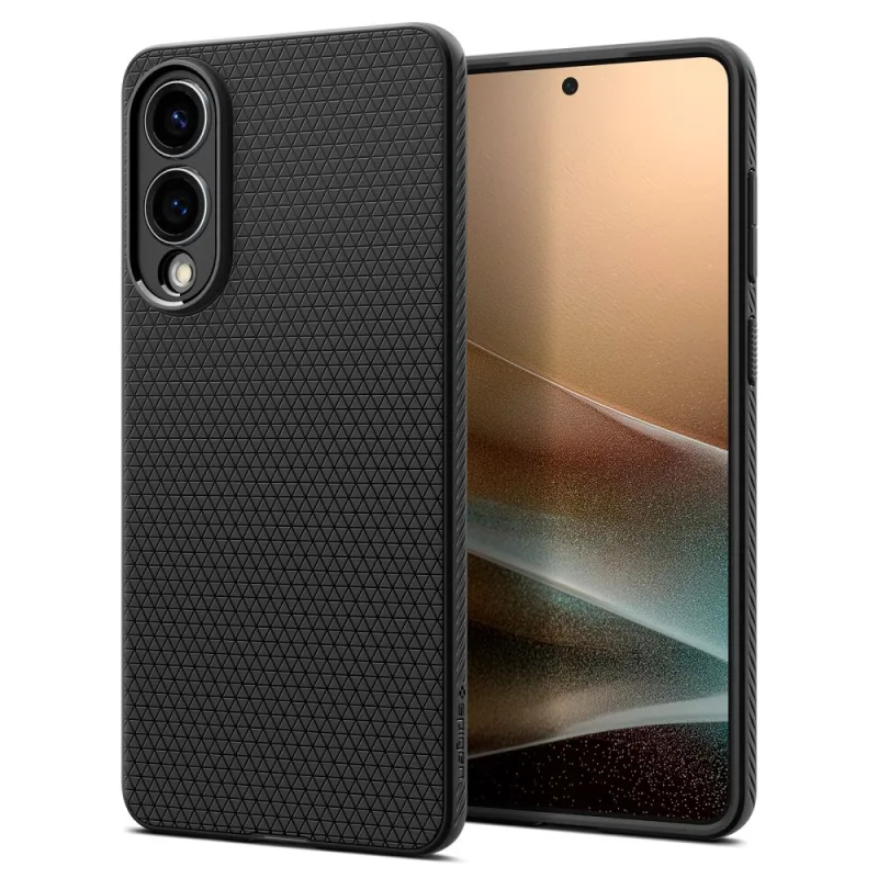 Puzdro Spigen Liquid Air pre Samsung Galaxy S25 Edge – čierne