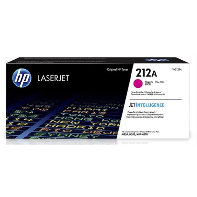 Purpurová originálna tonerová kazeta HP 212A LaserJet (4 500 strán) W2123A