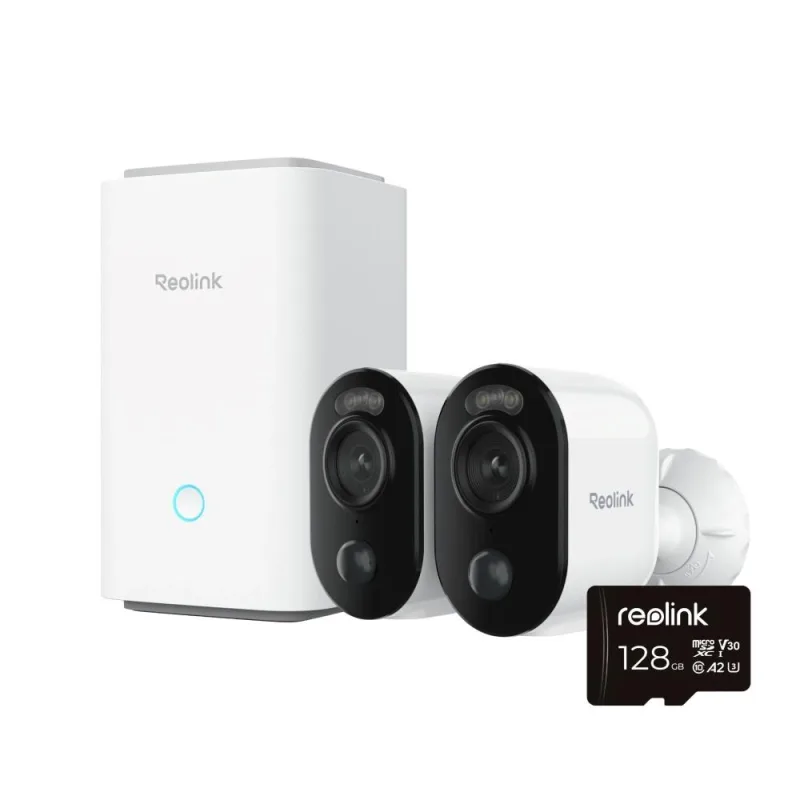 REOLINK Home Hub, 2x Argus Series B310 + 128GB microSD karta…