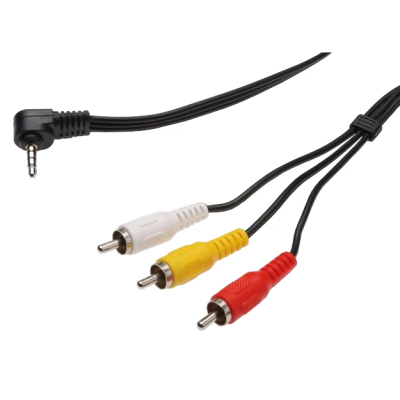 PremiumCord Video + Audio kábel, stereo 3.5mm 4 pinový - 3x CINCH RCA…