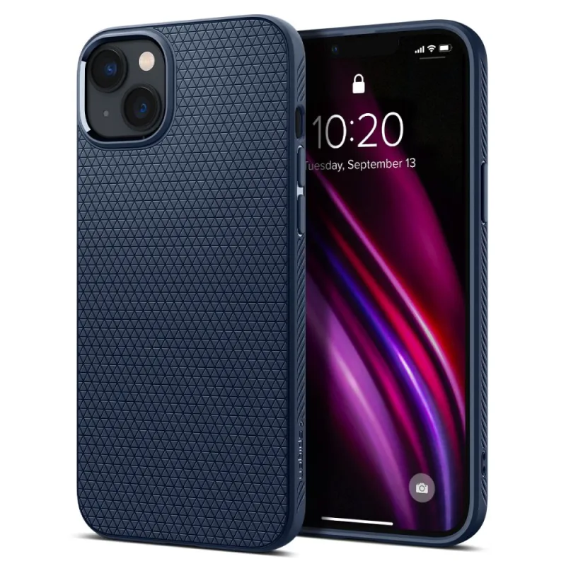 Liquid Air Case Spigen pre iPhone 14 Plus – modrý