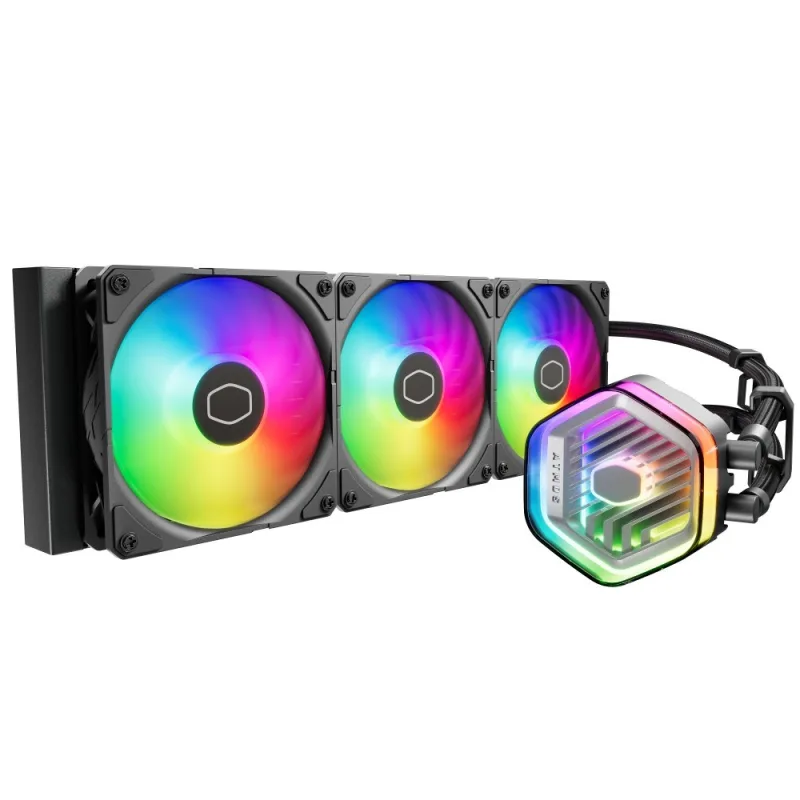 Cooler Master vodní chladič MasterLiquid 360 Atmos ARGB, 3x120mm, …